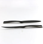 JASHII 18/10 Stainless Steel 24 Piece Mirror Polished Black Flatware Set,Dinner Knife Steak Knife Salad Fork Dessert Coffee Spoon，Service for 4 ，Black Utensil Sets