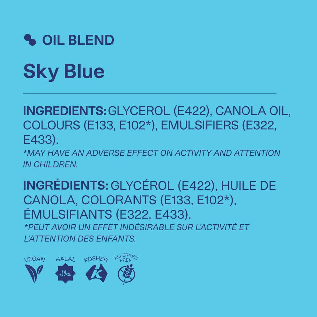 Colour Mill Oil-Based Food Coloring, 20 Milliliters Sky Blue