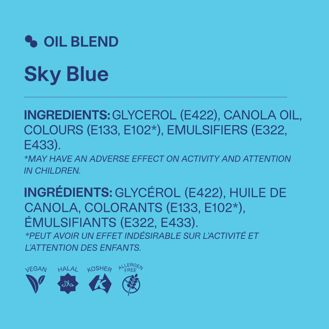 Colour Mill Oil-Based Food Coloring, 20 Milliliters Sky Blue