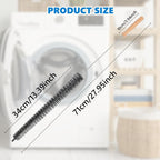 Dryer Lint Brush Vent Cleaner Lint Trap Cleaning Tool Dryer Vent Brush Long Flexible with Wood Handle 27.95Inches Medium Size for Dryer Vent Cleaning DIY Enthusiasts Homeowners (1, PCS)