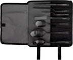 CREATIVECHEF Professional Chef Plating Kit, 7 Piece Culinary Plating Set, Black, Stainless Steel