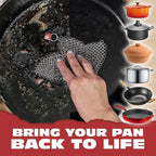 Knapp Made Chainmail Dishcloth 7”x5” - Replace Your Dirty Sponge - All Purpose Kitchenware, Pots & Pans Cleaner - Lasts a Lifetime