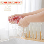 Homaxy 100% Cotton Waffle Weave Kitchen Dish Towels, Ultra Soft Absorbent Quick Drying Cleaning Towel, 13 x 28 Inches, 8-Pack, Multicolor