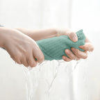 Artoid Mode 100% Cotton Light Green Waffle Weave Kitchen Dish Cloths, 13x28 Inch Ultra Soft Absorbent Quick Drying Kitchen Dish Towels Set of 4