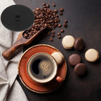 Blind Filter, Coffee Pad Backflush Disk Rubber Backflush Filter Espresso Machine Rubber Backflush Disk Coffee Machine Parts for Espresso Machines Coffee Machines, Black