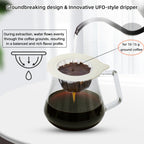 30Pcs Portable Pour Over Coffee Dripper Reusable Coffee Filters Pour Over Coffee Maker for Camping Coffee Travel Coffee Maker Single Serve coffee