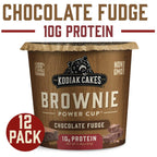 Kodiak Cakes Chocolate Fudge Brownie in a Cup, 2.36 Ounce (Pack of 12) (Packaging May Vary)