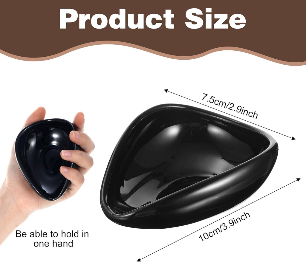 Black Coffee Bean Dosing Cup, Multi-Use Coffee Bean Weighing Container Precision Measuring Spoon for Espresso, Coffees Beans, Tea & Nuts (Black)