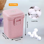 2.2Lb Ceramic Pie Weights Baking Beans Pie Crust Reusable 10mm Weights Natural Ceramic Stoneware with Wheat Straw Container (35 Oz Total) (Pink)