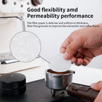 watchget 51mm Espresso Paper Filters - 500 Pcs Replacement Unbleached Coffee Filter Papers for 51mm Portafilter Baskets, Espresso Machines, Coffee Maker Accessories