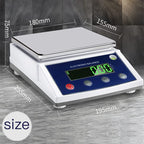 Hochice High Precision Lab Gram Counting Scale Scientific Analytical Laboratory Balance Digital Electronic Scale Jewelry Scales 1000gx0.01g Accurate with RS232 Port