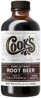 Cook's, Root Beer Extract Flavoring, For Root Beer Making and Baking, 4 Ounce