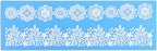 Embossing Lace Fondant Mold, Multi Circle Flowers Lace Mat Wedding, Silicone Molds for Cake Decorating Tool, Cake Lace Molds