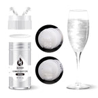 White Edible Glitter for Cocktails - 6g White Luster Dust Edible Drink Glitter Food Grade Metallic Shimmer Powder Cake Sprinkles for Beverage Chocolate Candy