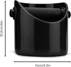 Dreamfarm Grindenstèin Sturdy, Compact, Modern Space-Saving Espresso Coffee Grind Knock Box - Black