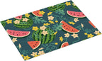 Large Dish Drying Mats For Kitchen Counter Microfiber Kitchen Drying Mat XL Draining Pad Absorbent Quick Drying Dish Mat 18x24 Inch - Watermelons