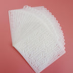 16 Pcs 5.5x5.5in Cookie Stencil Baking Stencils for Royal Icing Cookies, Airbrush Cookies; Sugar Cookie Stencils,Craft Painting Stencil, Stencil Genie Stencils (Leaves)