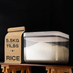 Flour Dispenser 10LBS - 5 L /5 QT /5 KG Rice Container Storage Food Cereal Container Bins Household for Kitchen Pantry Organization (5 L)