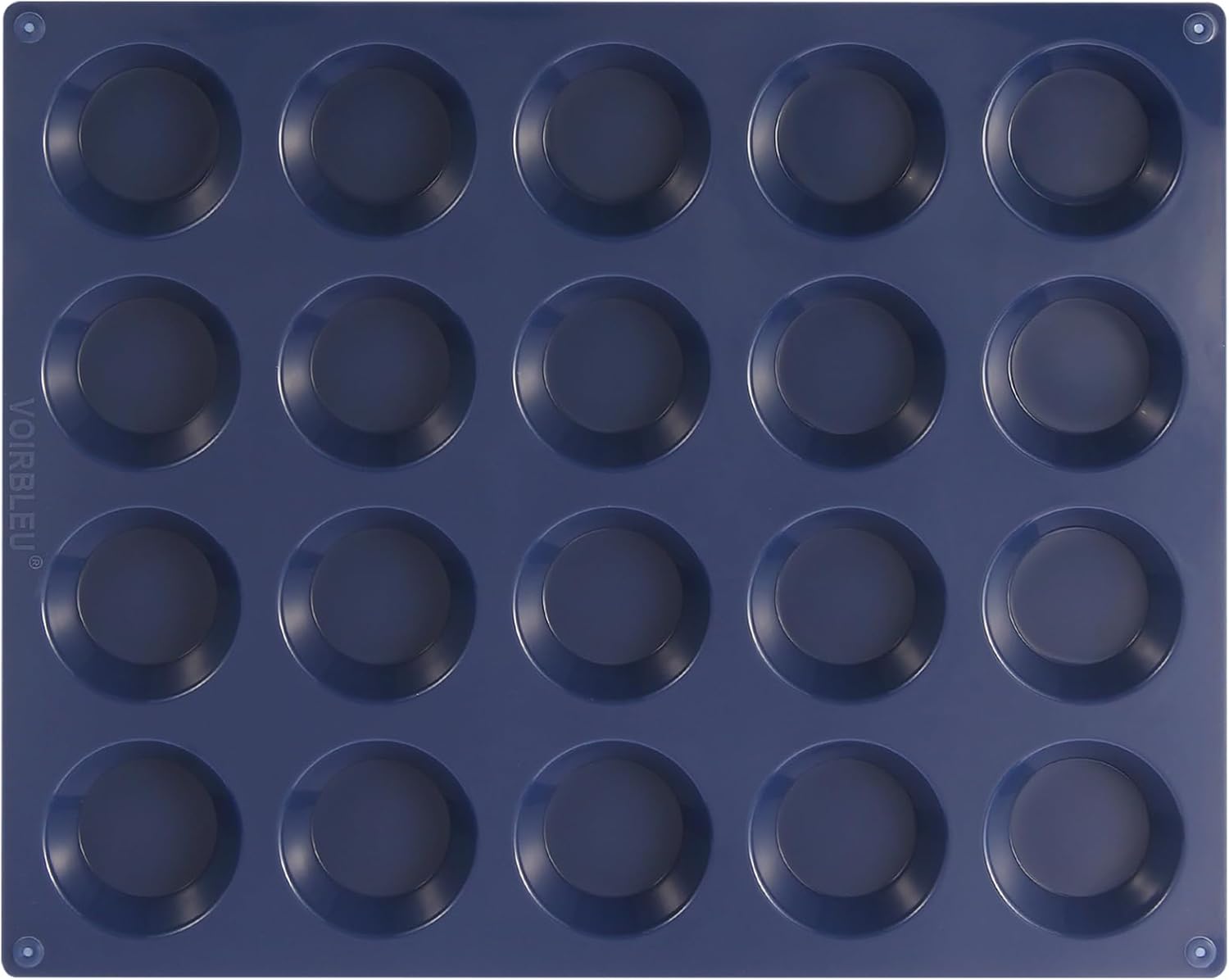 Silicone Tart Mold for Baking, Mini Tart Pan, 2 Inch Mini Pie Pans for Mince Pie, Fruit Pie, Blue (1, 2 INCH)