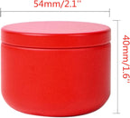 12 Pcs Mini Airtight Metal Tea Tins Food Storage Container Decorative Metal Canisters for Tea Coffee Spices Candy Crafts Gift Favors Party Decor (2.1x1.6 Inches 0.7oz)