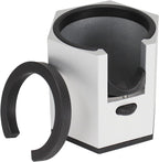 Espresso Tamping Station, Coffee Portafilter Holder, Aluminum Alloy Stand for Most 51mm, 53mm, 54mm, 58mm Coffee Portafilter (Hexagon,Silver)