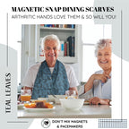 Adult Bib Scarf - Dignified Alternative to Bibs | Washable and Reusable Clothing Protectors for Eating