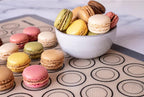 Macaron Silicone Baking Mats - Set of 10 - Full Size - 16.5 x 24, Non-Stick Macaron Mat for Perfect Baking - Dishwasher & Oven Safe, Ideal for Macarons, Cookies, Bread, and More