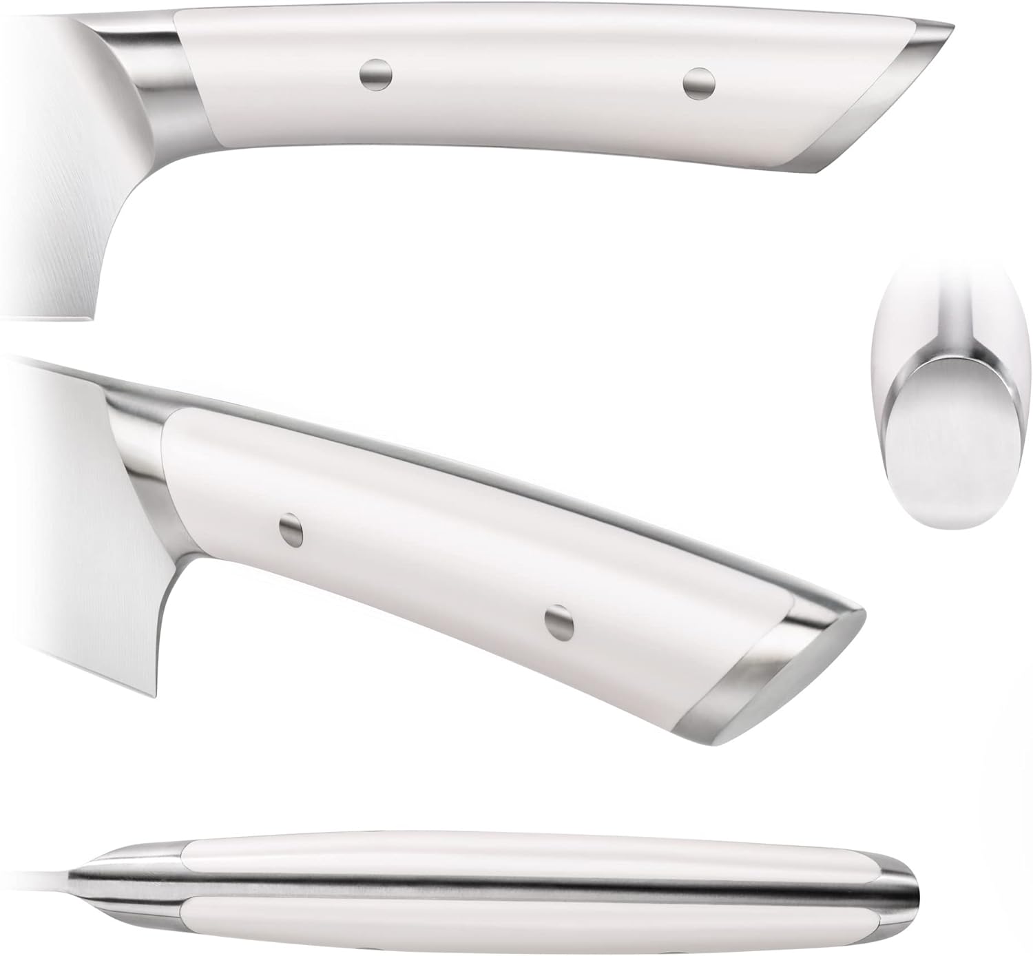 Cangshan HELENA Series German Steel Forged 2-Piece Carving Set (White)