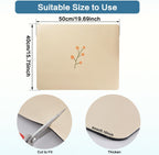 Cream Dish Drying Mat 16''x19'', Absorbent Anti Spill Bar Mat for Kitchen Counter, Fits Under Coffee Maker & Espresso Machine