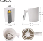 Battery Operated Electric Flour Sifter For Baking, Efficient and Effortless, Friendly to Arthritis Joint Pain, 4 Cup Large Capacity, Washable Bowl Easy to Clean, Safe Fine Stainless Steel Mesh Sieve