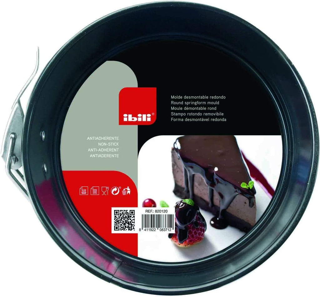 IBILI Moka Springform Pan Cake Mold Tin Non Stick with Loose Detachable Bottom for Baking (10.3 Inches)