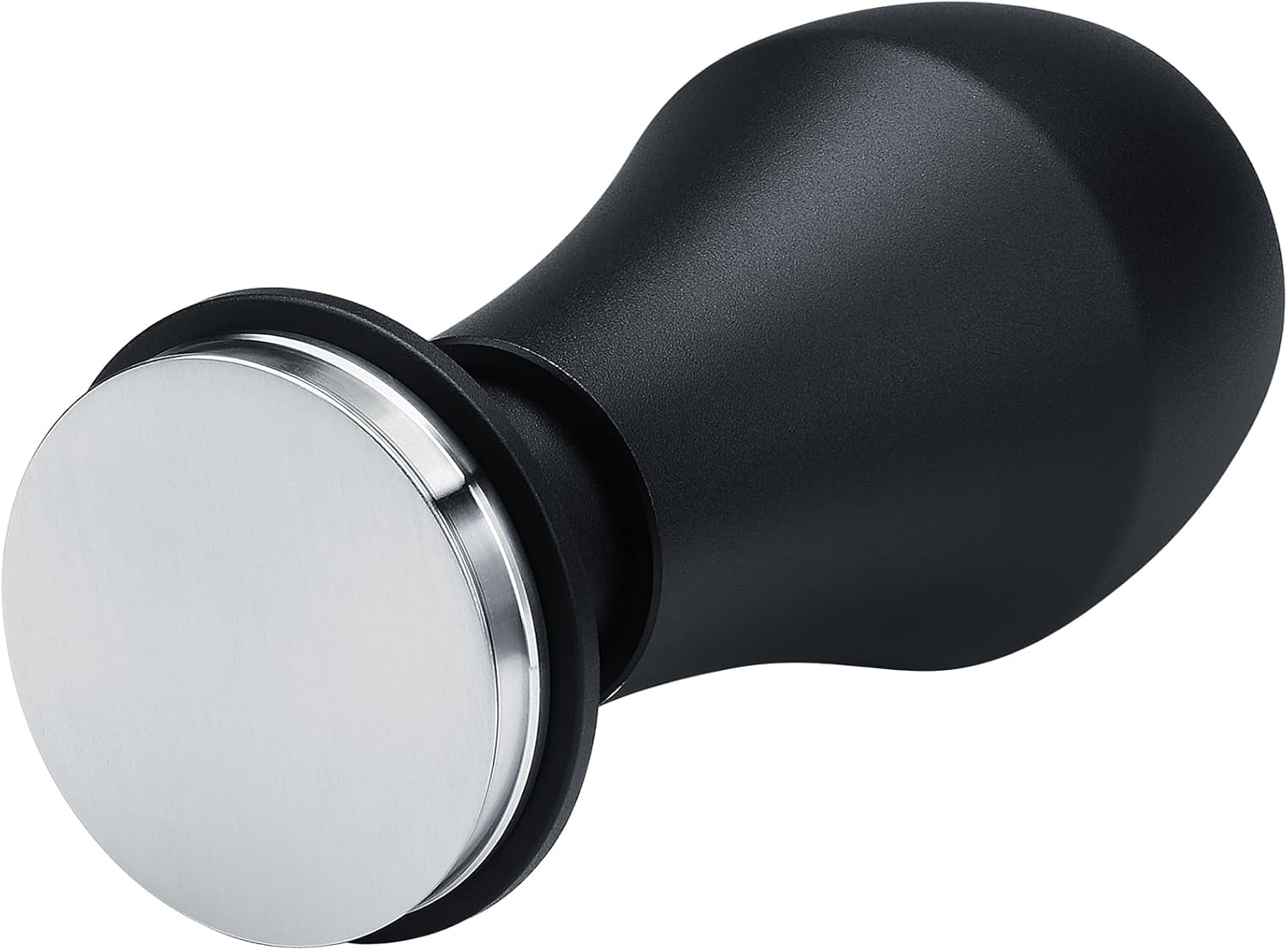 Normcore 39mm Espresso Tamper V4, Barista Coffee Tamper, Spring Loaded Tamper With Stainless Steel Flat Base, Compatible with Flair Classic, Flair Signature, NEO Flex, Black