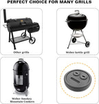 5 Pack Meat Thermometer Probe Grommet for Grills, Compatible with Weber 85037 Smokey Mountain Cookers, and Other Grill DIY Probes Port, Replacement Accessories