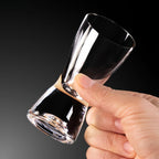 KAMMAK Shot Glasses Set of 2, 70ml/2.3oz Clear Espresso Shot Glass with Heavy Base for Bar Restaurants Home, Small Whiskey Shot Glass for Vodka, Whiskey, Tequila, Spirits & Liquors