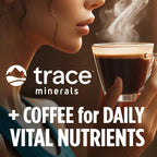 VitaCup Mineral Coffee with Trace Minerals, Hydrate, Replenish & Restore w/All Natural Sea Minerals, Electrolytes, Organic Coffee, Single Origin, Medium Dark Roast, Ground Coffee, 2 Bags 10oz Each