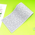 TUKE Hollow Out Irregular Pattern Lace Cake Border Cake Decorating Tool Fondant Mould Mat DIY Silicone Sugar Craft Cake Lace Mold (I_ Irregular)