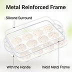 FUNBAKY Silicone Muffin Pans for Baking, Metal Reinforced Frame 12 Cups Regular Size Silicone Cupcake Pan Nonstick Muffin Tin for Baking Muffin, Cupcake, Frittatas,BPA Free, Dishwasher Safe