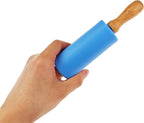 18 Pack Small Rolling Pin for Kids, 9 Inch Kids Rolling Pin for Home Kitchen (6 colors)