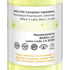Bakell - Neon Green Tinker Dust (4g, 1x Mini Spray Pump) Edible Glitter for Food, Desserts, and Beverages!