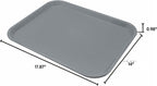 CFS Cafe Plastic Fast Food Tray, 14" x 18", Slate