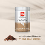 illy Whole Bean Coffee - Perfectly Roasted – Costa Rica Medium Roast - with Notes of Honey, Vanilla & Citrus - 100% Arabica Beans - No Preservatives – 8.8 Ounce