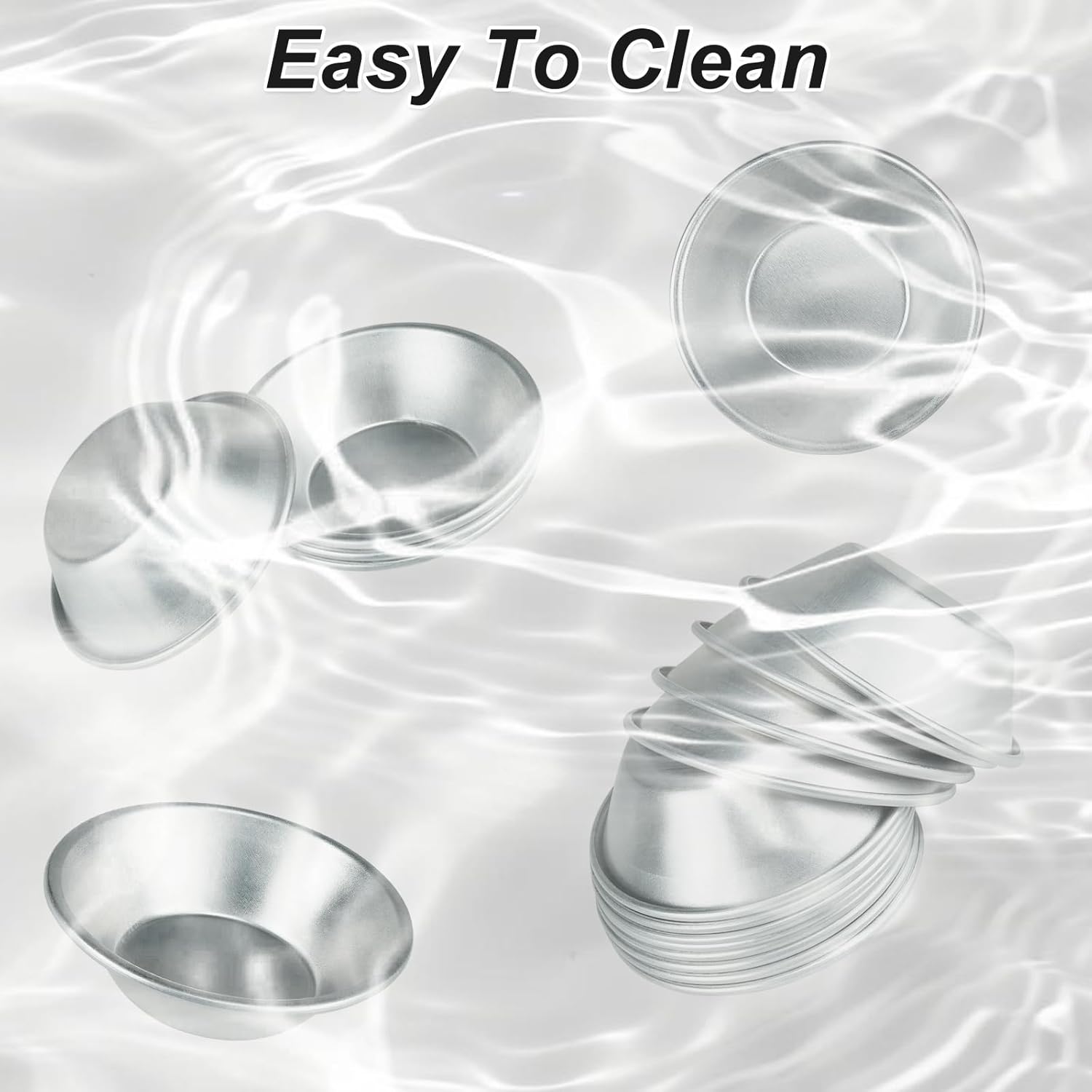 Weilan 25 Pcs Mini Tiny Pie Muffin Cupcake Pans Tin Egg Tart Mold Bakeware -NonStick Puto Cup