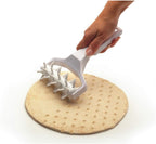 Time-Saver Pizza Dough Roller Docker - Dough Blistering Killer - Buy One Get Three (Pizza Cutter and Pastry Scraper) - Gift Package