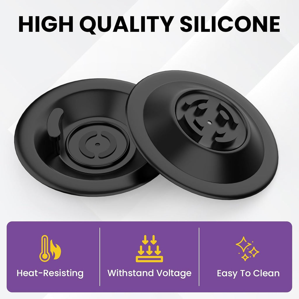 Espresso Backflush Cleaning Disc, 54mm Silicone Espresso Cleaning Disc for Most Espresso Machines BES980XL BES990 BES900XL BES920XL, 4 Pack