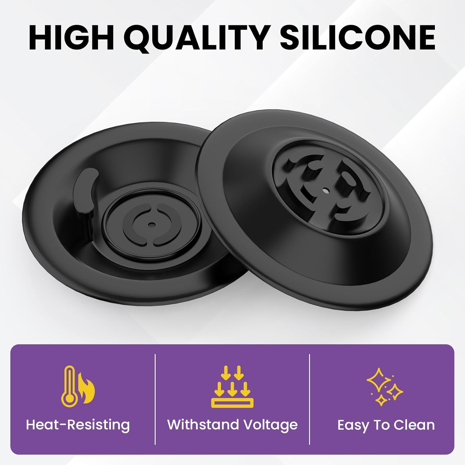 Espresso Backflush Cleaning Disc, 54mm Silicone Espresso Cleaning Disc for Most Espresso Machines BES980XL BES990 BES900XL BES920XL, 4 Pack