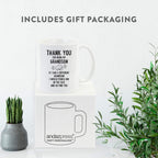 Andaz Press Funny Family 11oz. Coffee Mug Gift, Thank You for Being My Grandson, Punch in Face, 1-Pack, Christmas Birthday Drinking Cup Present Ideas