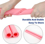 Gartful Makeup Mat for Vanity, 23.6"x15.7" Pink Silicone Mat, X-Large Silicone Sheet for Crafts, Art, Resin Epoxy, Jewelry Casting Molds, Reusable Nonstick Countertop Protector, Multipurpose Table Mat