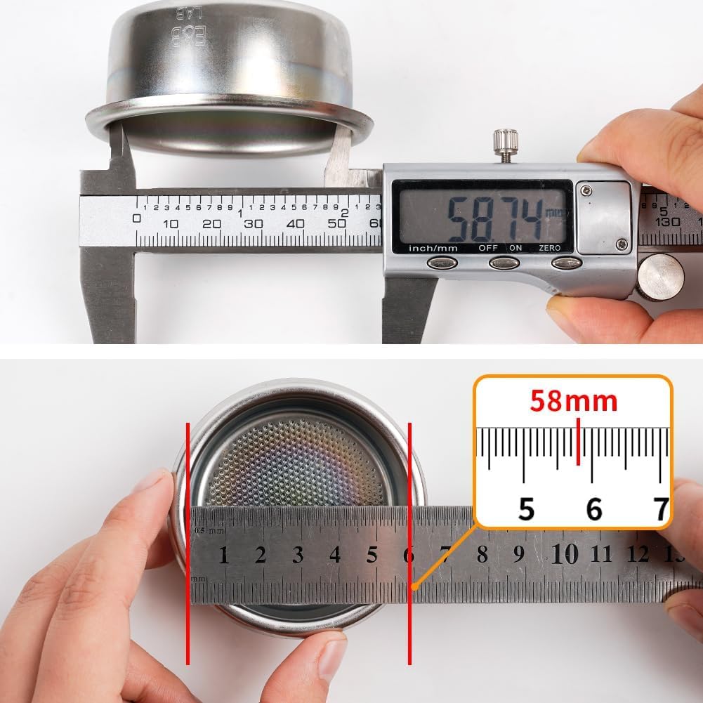 watchget 58mm Espresso Paper Filters - 1000 Disposable Filter Papers for Coffee Puck Screen and Portafilter, Compatible with 58mm Espresso Coffee Maker Baskets