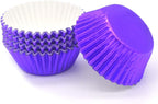 Standard Purple Foil Cupcake Liners Muffin Baking Cups for Party and More, 100-Count