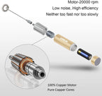 Electric Milk Frother Handheld,Travel Coffee Drink Mixer Batteries Included, 304 Stainless Steel Whisk for latte Cappuccino,Bulletproof Coffee Hot Chocolate,Egg-Beige